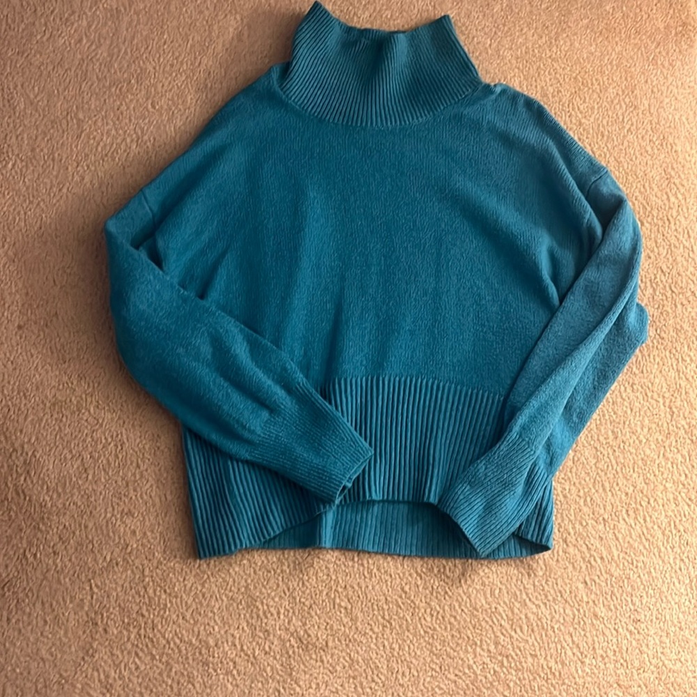 Turquoise sweater
